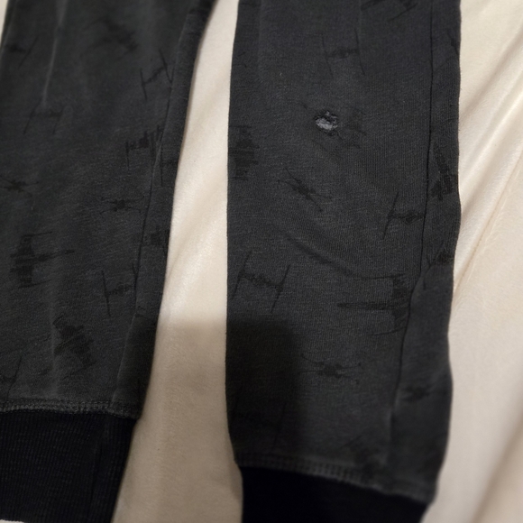 STAR WARS x ZARA Grey Fighter Plane Drawstring Pocket Joggers Boy's 7 - Picture 4 of 5